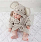 Cartoon Cute Animal Bath Towels and Hooded Bathrobes for Children - Himpall